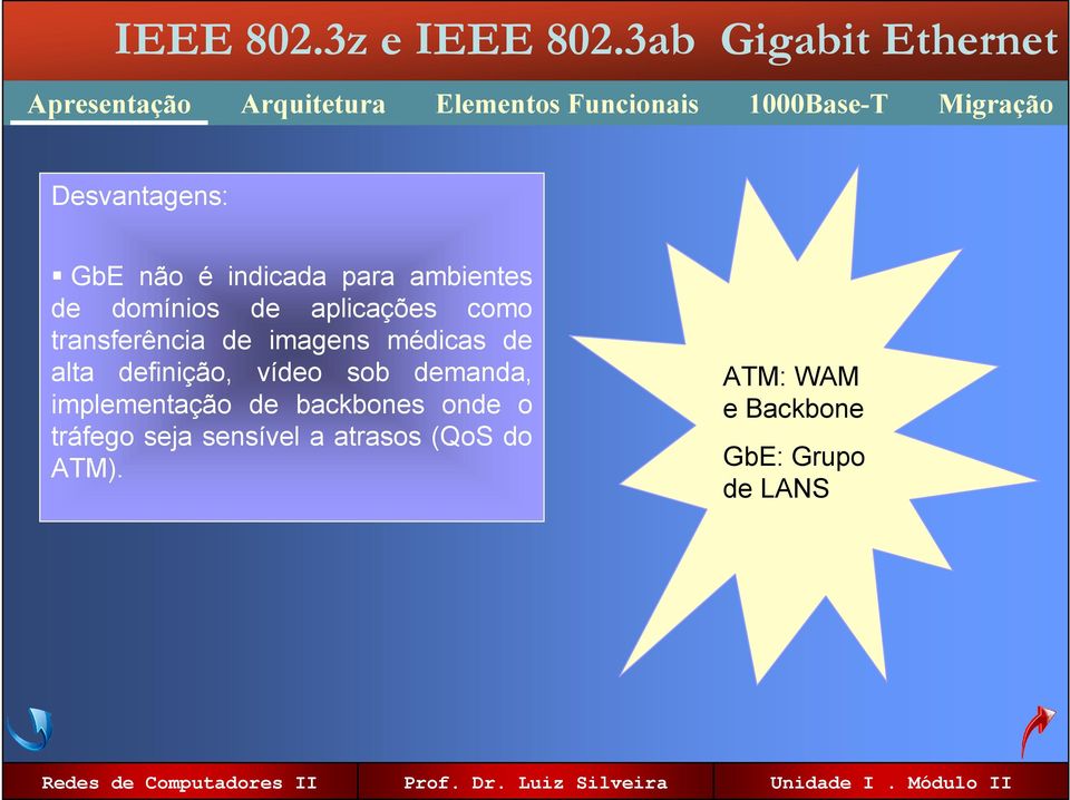 definição, vídeo sob demanda, implementação de backbones onde o