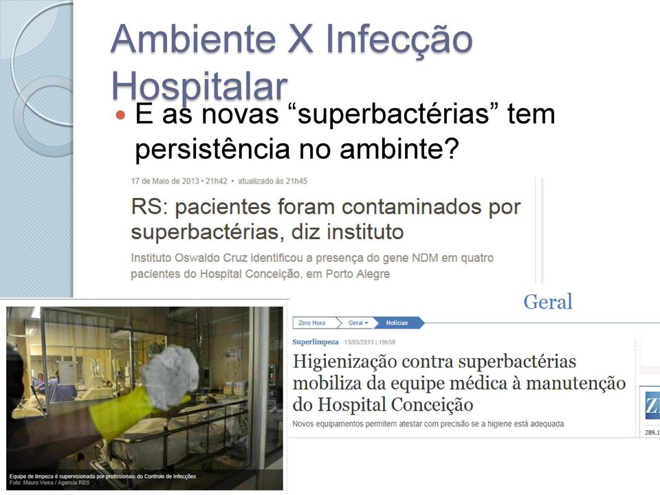 superbactérias tem