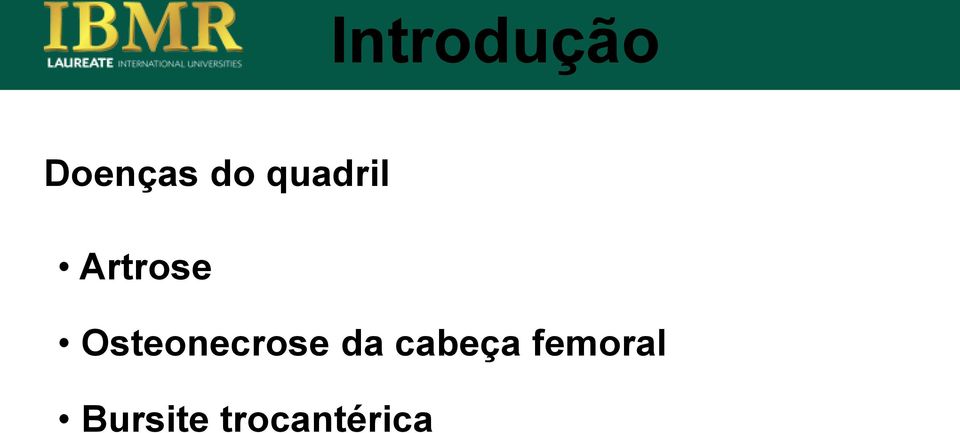 Osteonecrose da cabeça