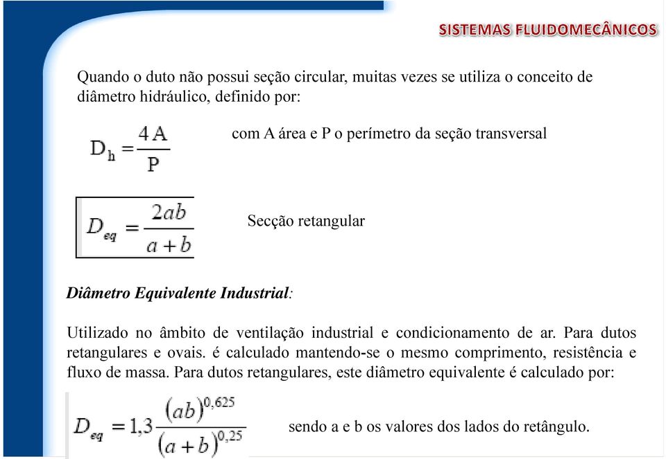 industrial e condicionamento de ar. Para dutos retangulares e ovais.