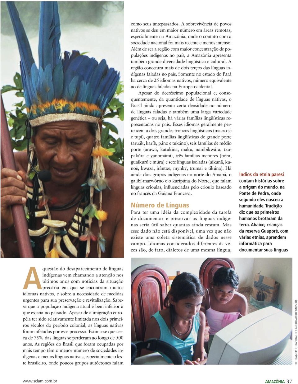 A região concentra mais de dois terços das línguas indígenas faladas no país. Somente no estado do Pará há cerca de 5 idiomas nativos, número equivalente ao de línguas faladas na Europa ocidental.