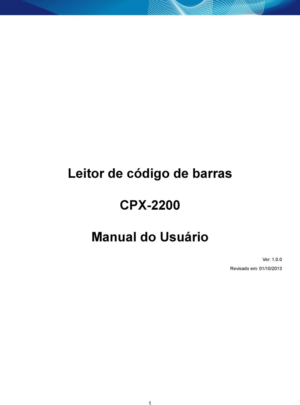 do Usuário Ver: 1.0.