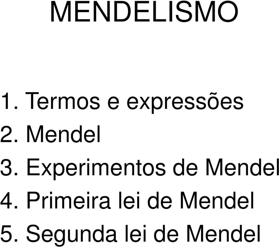 Mendel 3.