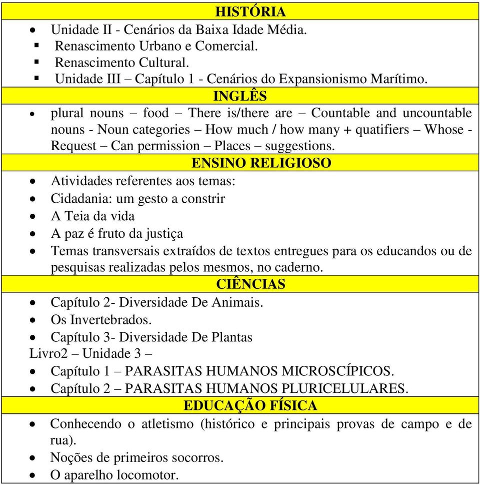 ENSINO RELIGIOSO Atividades referentes aos temas: Cidadania: um gesto a constrir A Teia da vida A paz é fruto da justiça Temas transversais extraídos de textos entregues para os educandos ou de