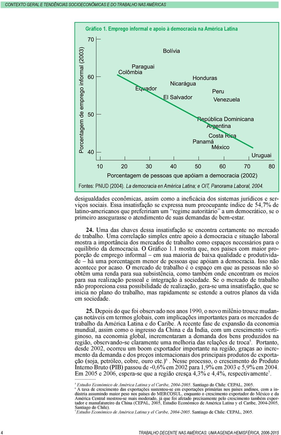 Essa insatisfação se expressa num preocupante índice de 54,7% de latino-americanos que prefeririam um regime autoritário a um democrático, se o primeiro assegurasse o atendimento de suas demandas de