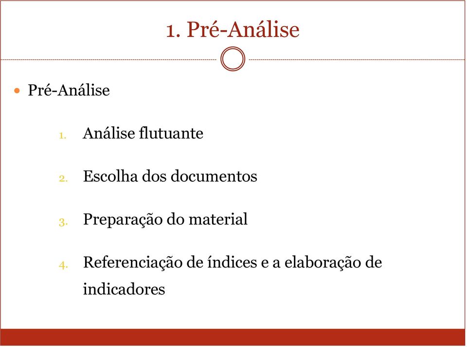 Escolha dos documentos 3.