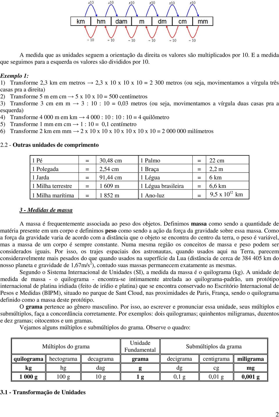 Prof ª Adriana Agronegocio Topicos De Matematica Elementar Medidas Pdf Free Download