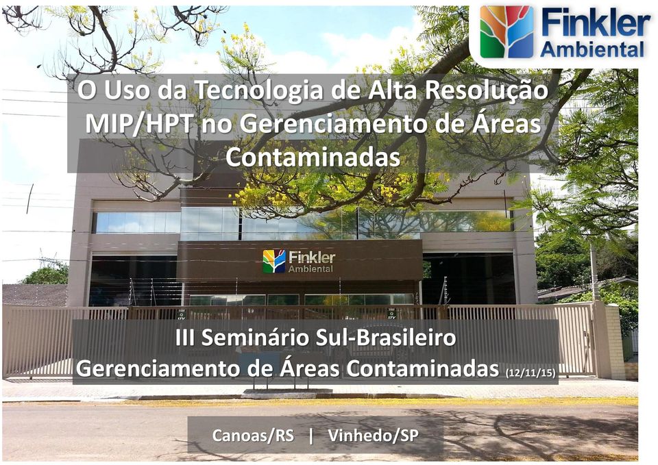 Sul-Brasileiro Gerenciamento de Áreas Contaminadas