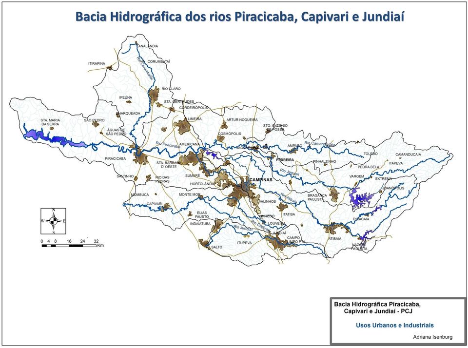 Hidrográfica dos rios