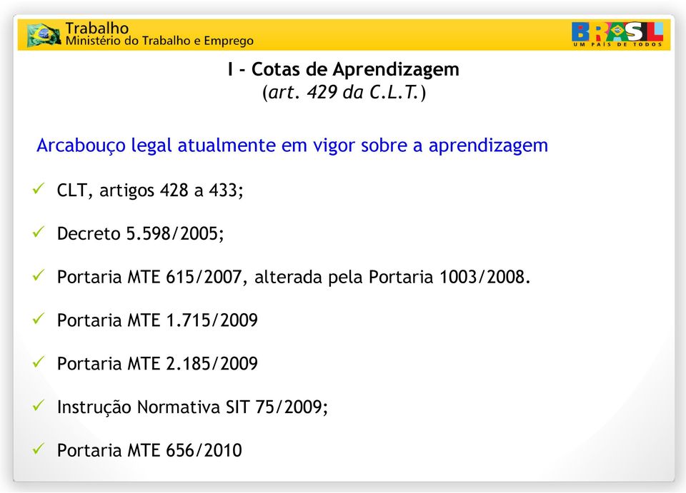 a 433; Decreto 5.