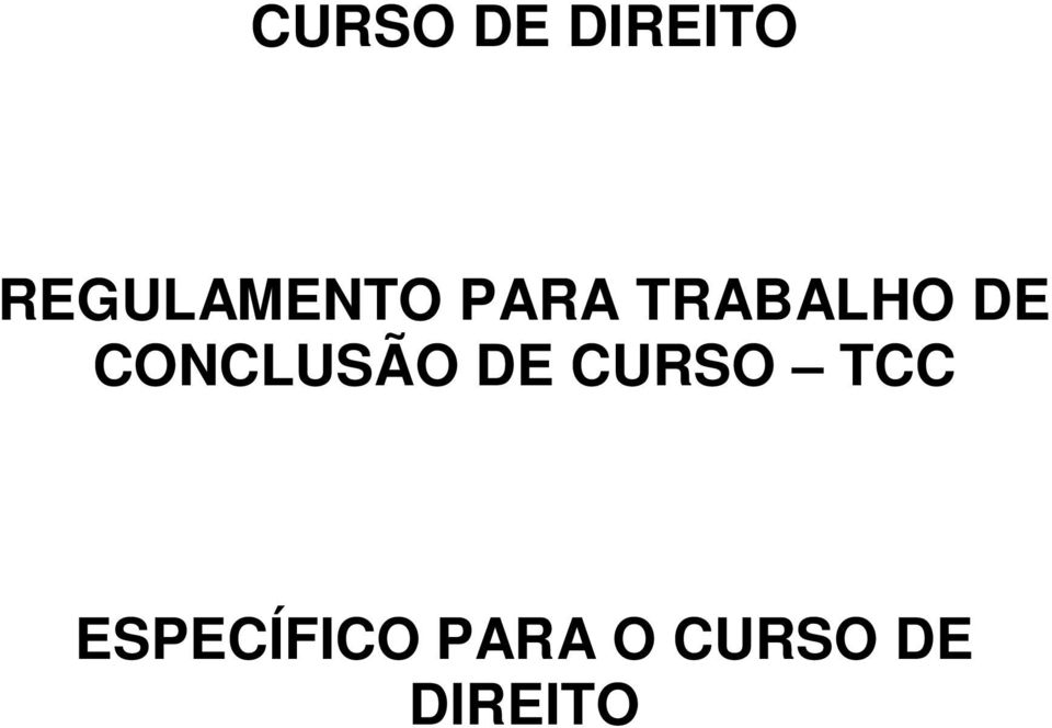 DE CONCLUSÃO DE CURSO TCC