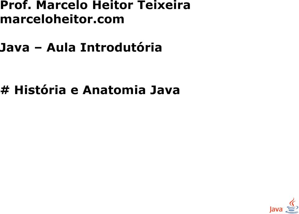 com Java Aula