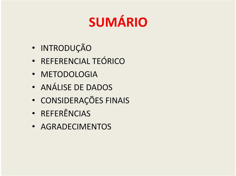 METODOLOGIA ANÁLISE DE DADOS