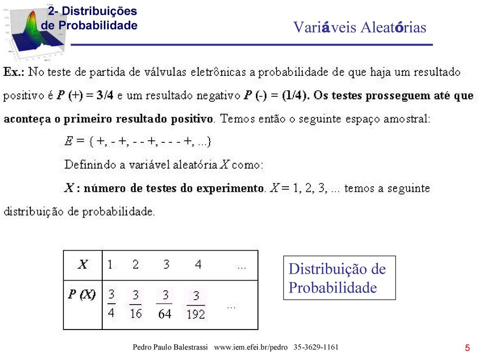 Probabilidade 64 Pedro Paulo