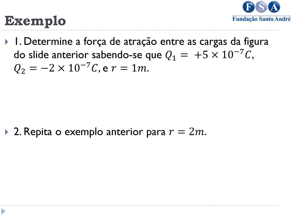 cargas da figura do slide anterior