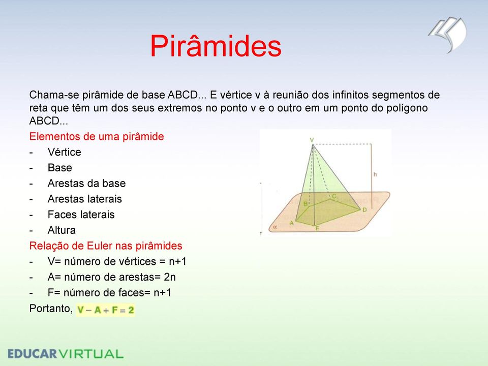 outro em um ponto do polígono ABCD.