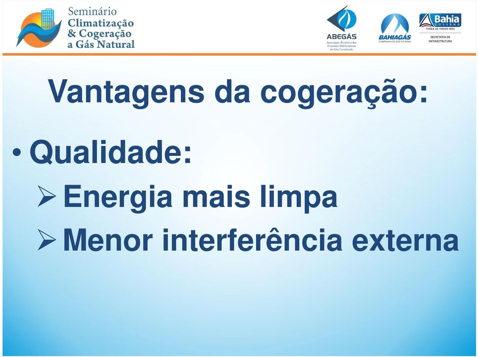 Qualidade: Energia