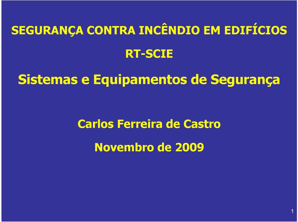 Equipamentos de Segurança