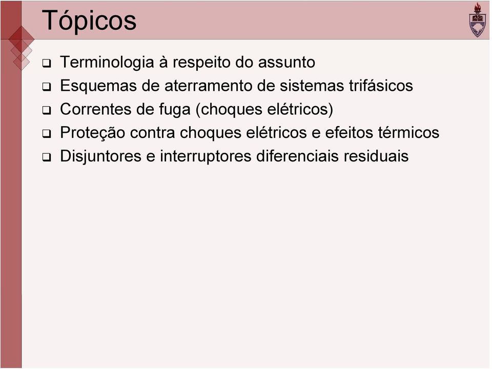 (choques elétricos) Proteção contra choques elétricos e