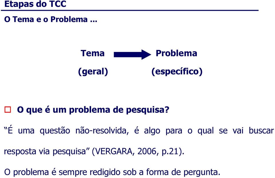 É uma questão não-resolvida, é algo para o qual se vai buscar resposta via