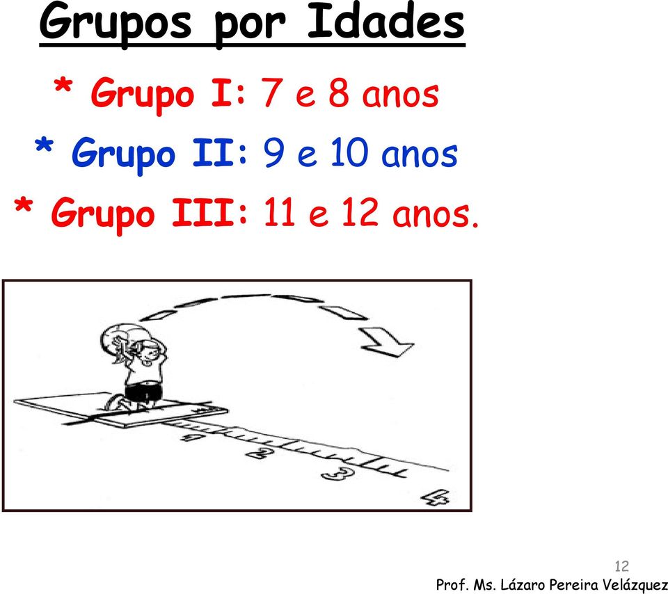 Grupo II: 9 e 10 anos *