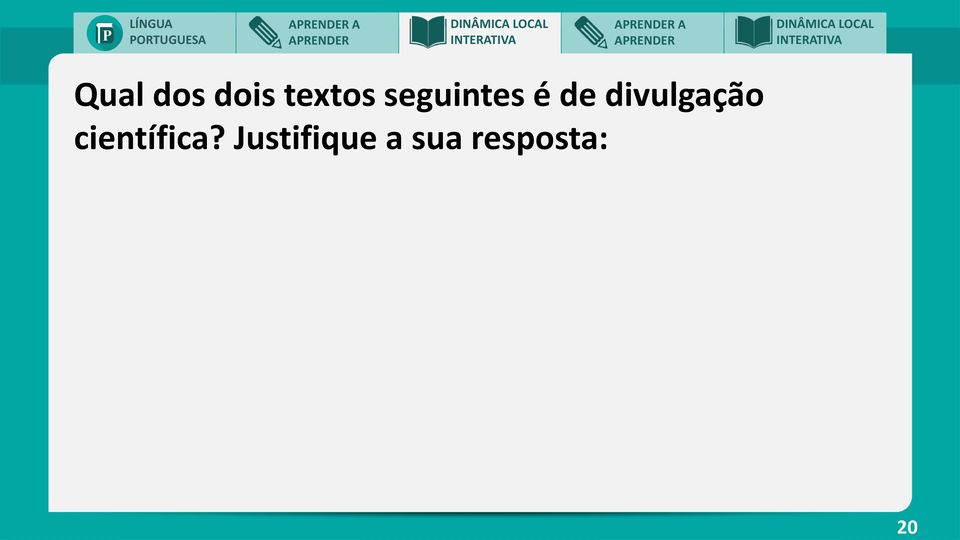 divulgação científica?