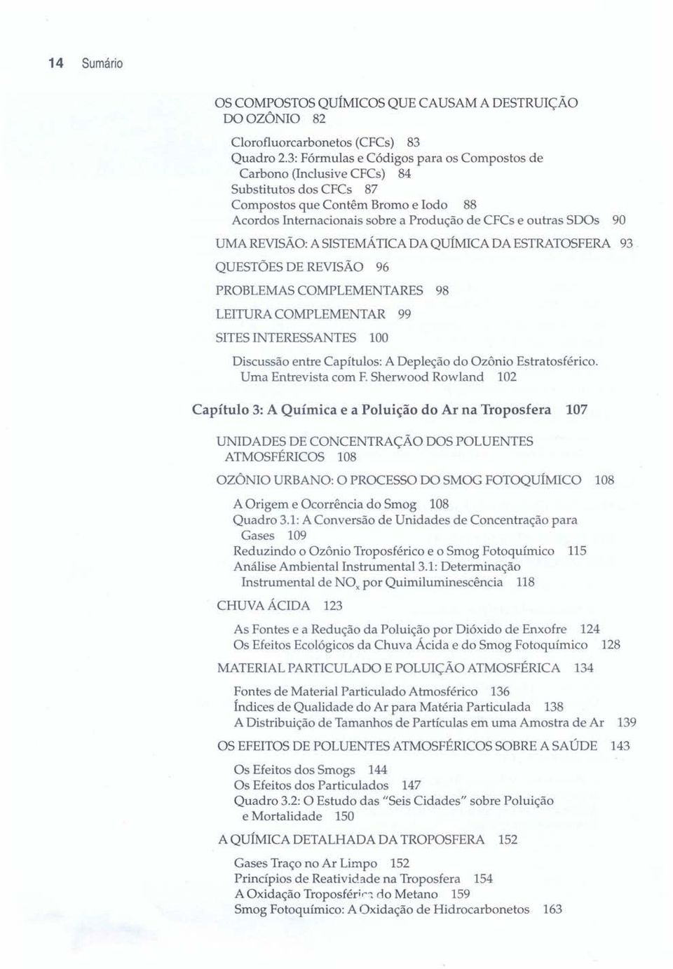 UMA REVISÃO: A SISTEMÁTICA DA QuíMICA DA ESTRATOSFERA 93.