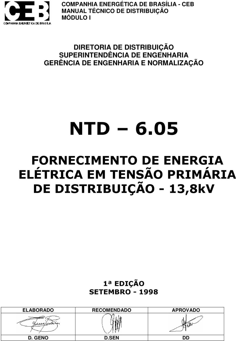 NORMALIZAÇÃO NTD 6.