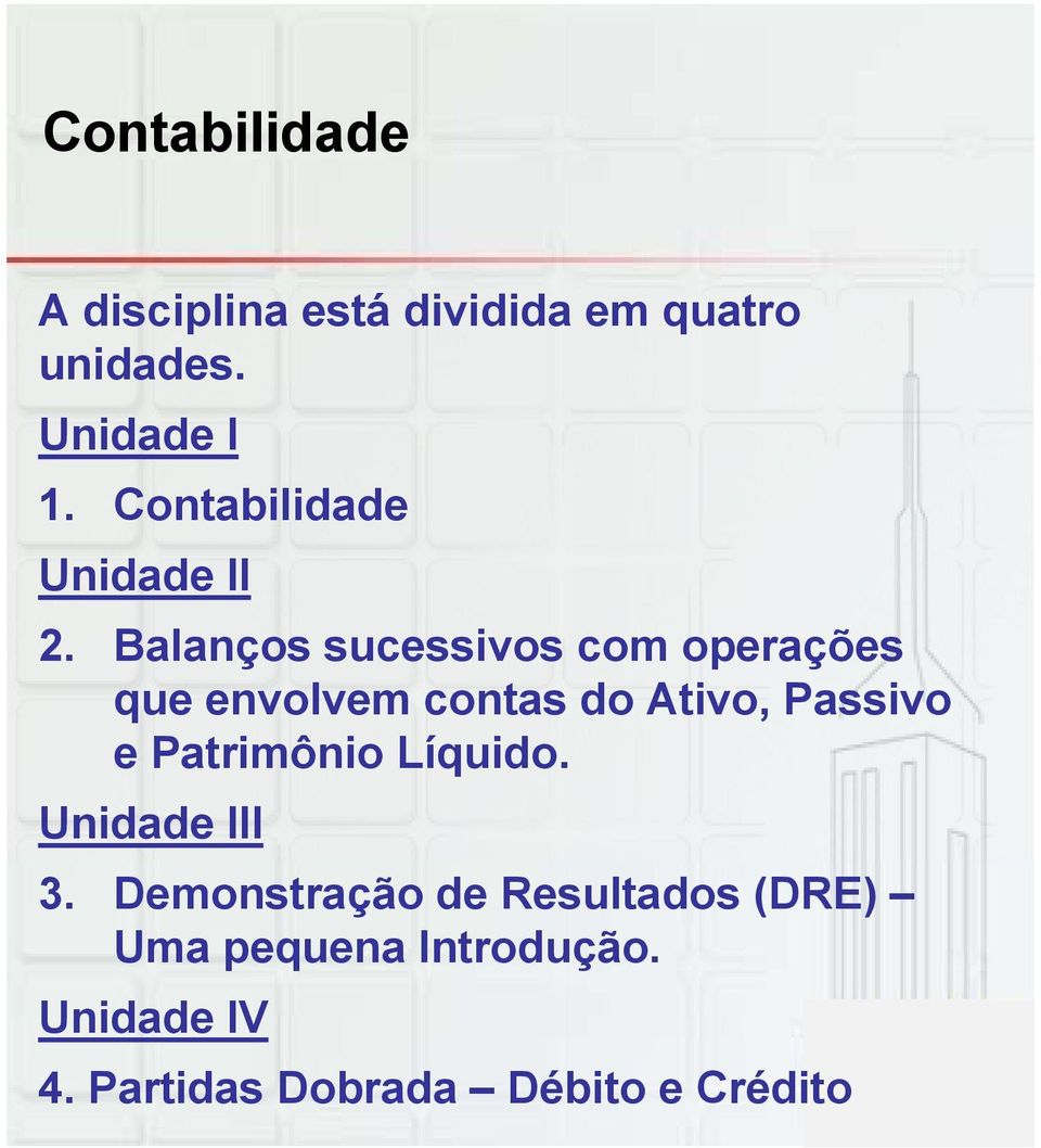 Balanços sucessivos com operações que envolvem contas do Ativo, Passivo e