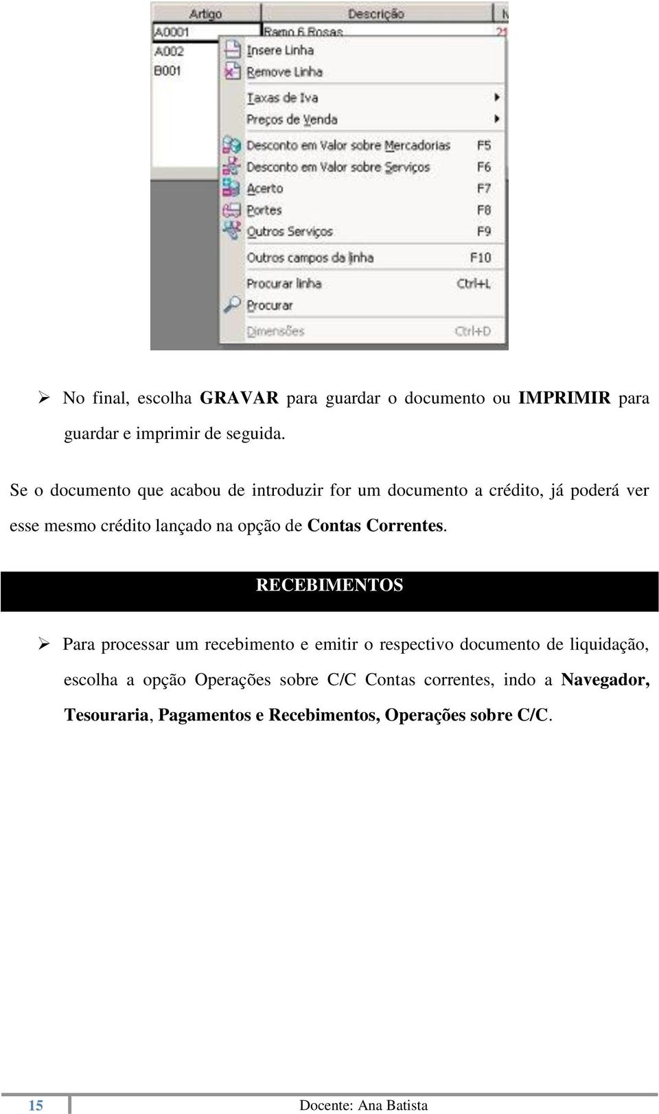 Contas Correntes.