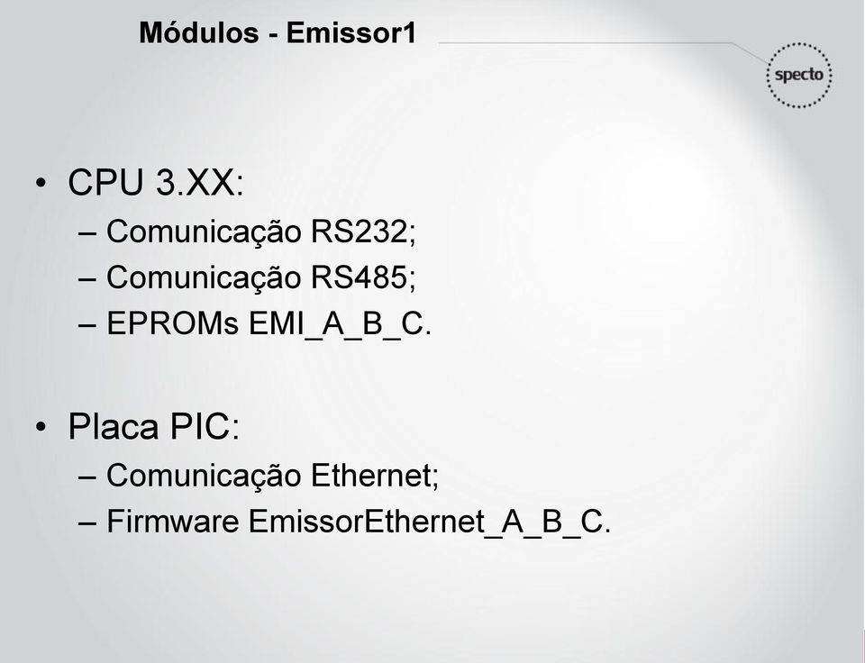 RS485; EPROMs EMI_A_B_C.