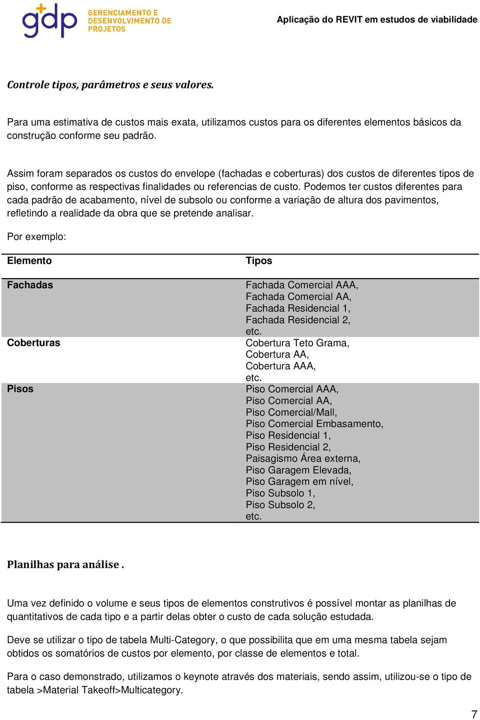 Podemos ter custos diferentes para cada padrão de acabamento, nível de subsolo ou conforme a variação de altura dos pavimentos, refletindo a realidade da obra que se pretende analisar.