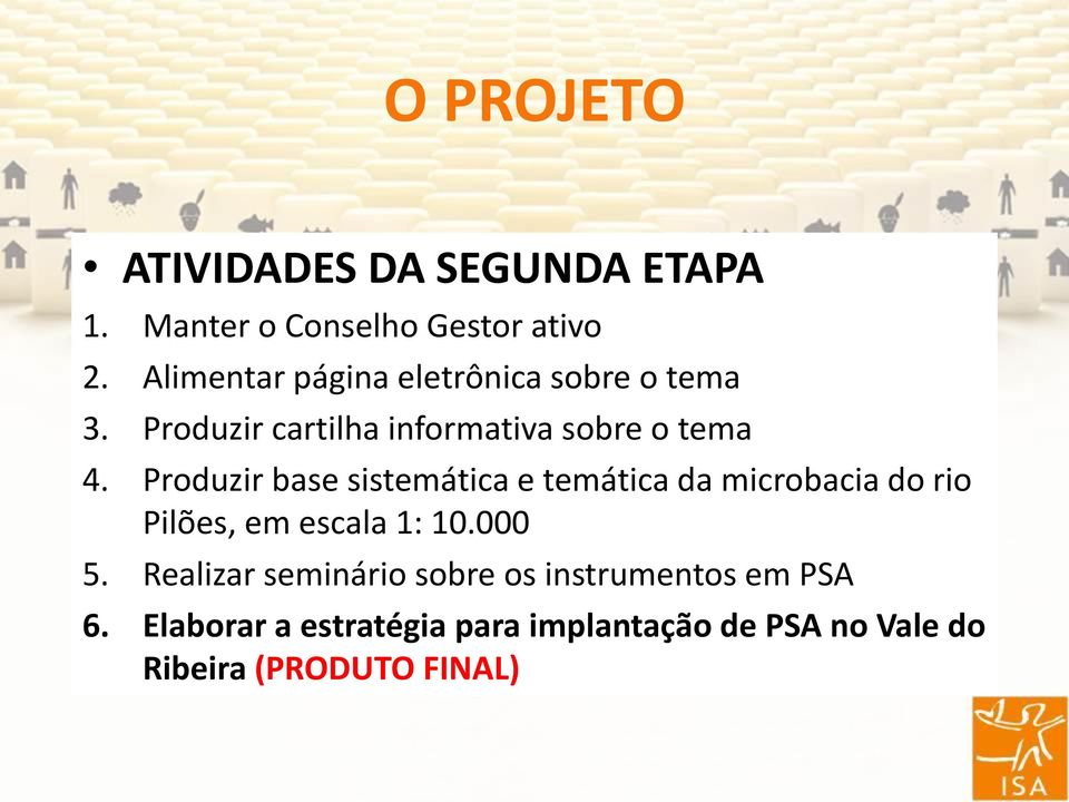 Produzir base sistemática e temática da microbacia do rio Pilões, em escala 1: 10.000 5.