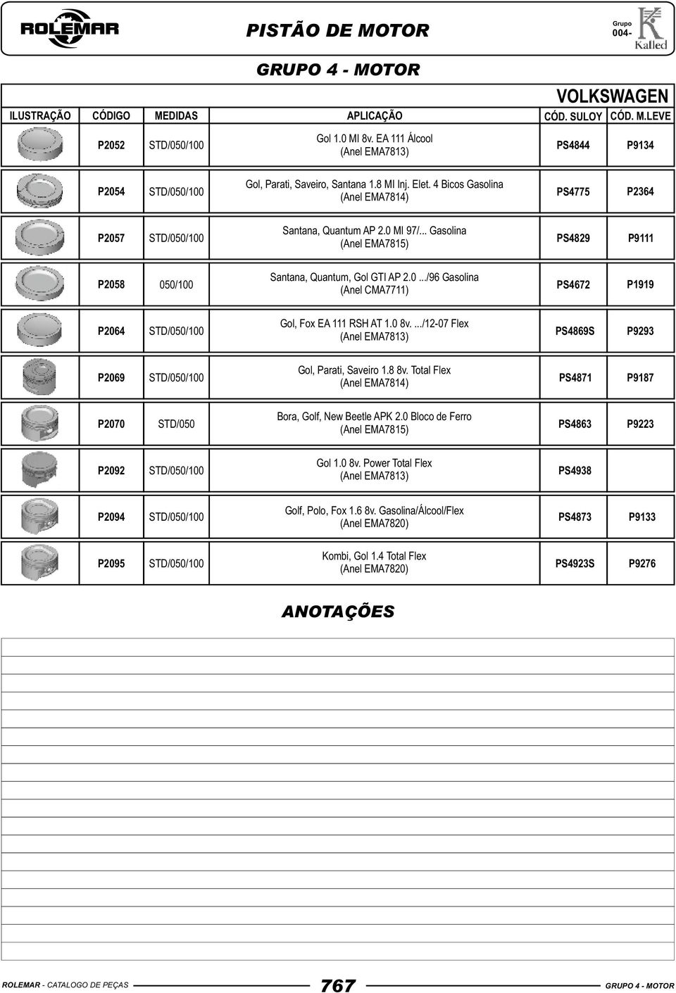 0 8v..../12-07 Flex PS4869S P9293 P2069 Gol, Parati, Saveiro 1.8 8v. Total Flex PS4871 P9187 P2070 Bora, Golf, New Beetle APK 2.