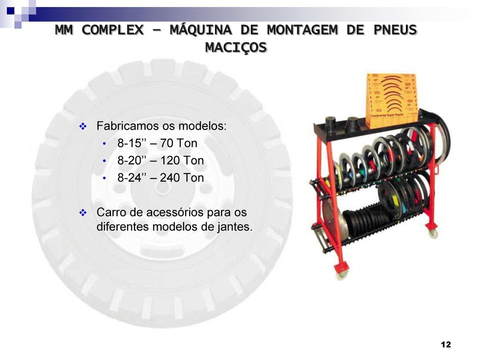 8-20 120 Ton 8-24 240 Ton Carro de