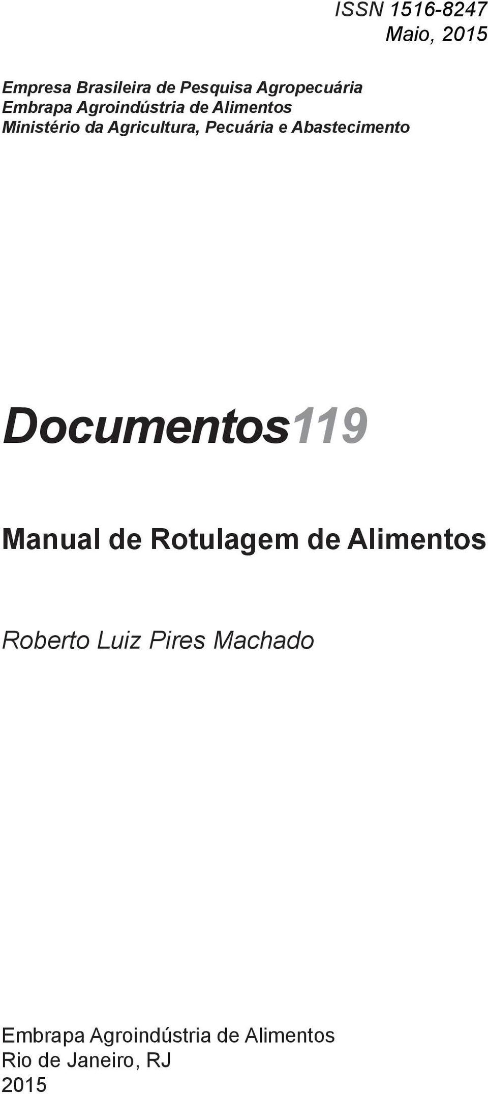 Abastecimento Documentos119 Manual de Rotulagem de Alimentos Roberto