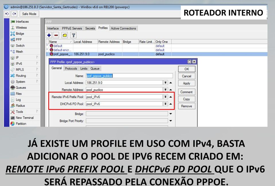 CRIADO EM: REMOTE IPv6 PREFIX POOL E DHCPv6 PD