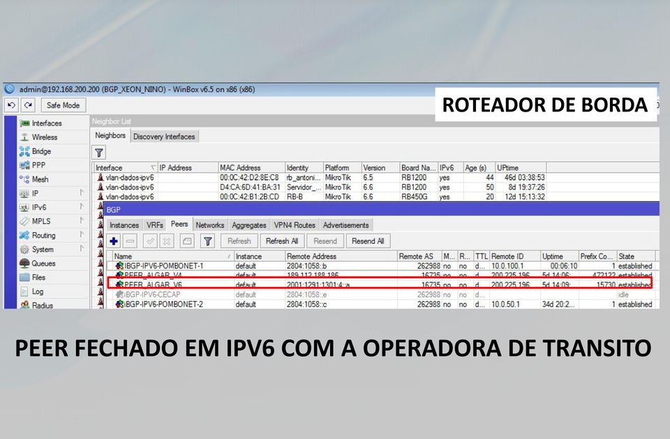 FECHADO EM IPV6