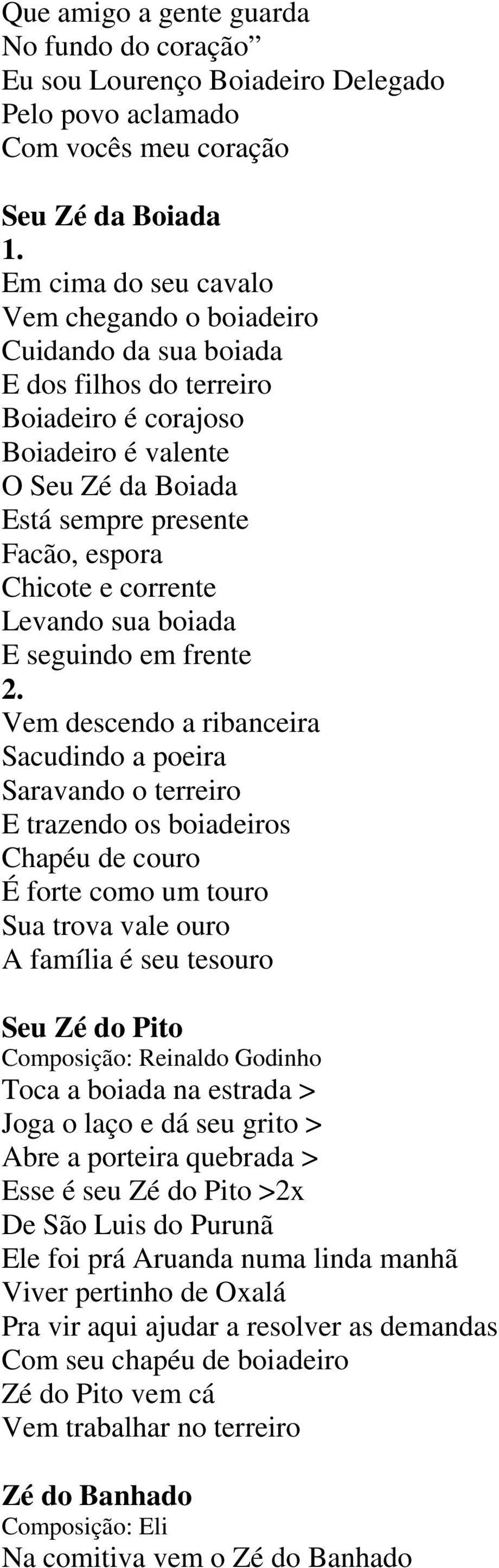 corrente Levando sua boiada E seguindo em frente 2.