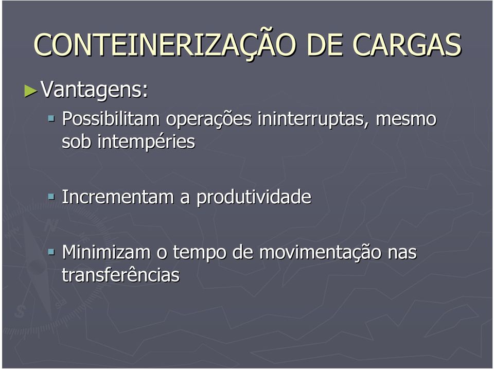 sob intempéries Incrementam a produtividade