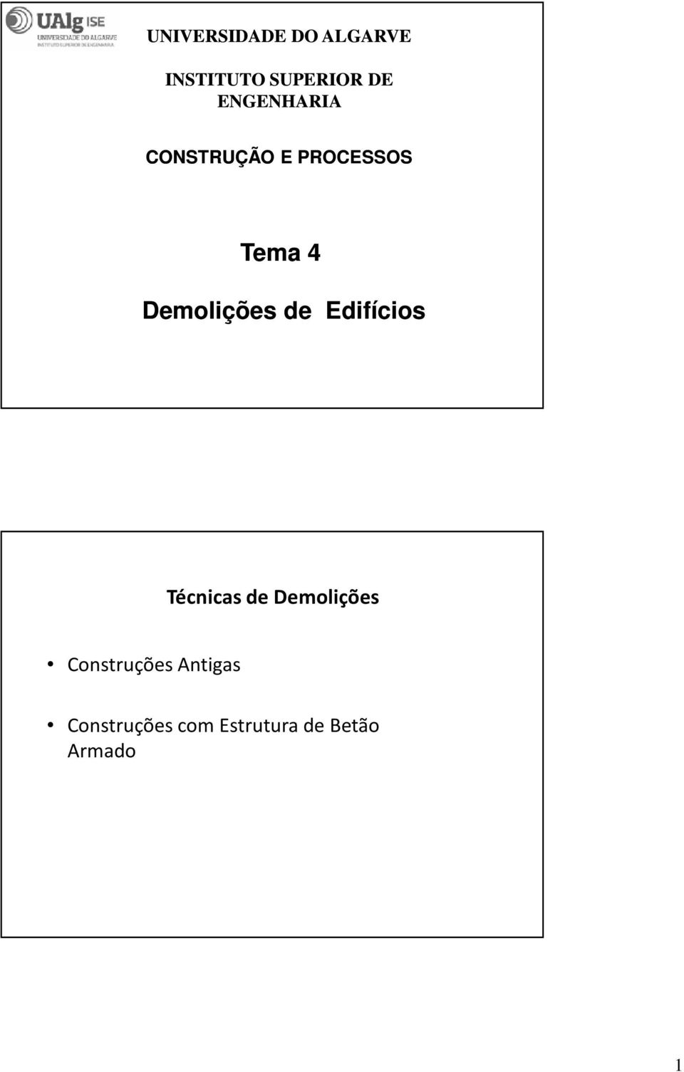 Demolições de Edifícios Técnicas de Demolições