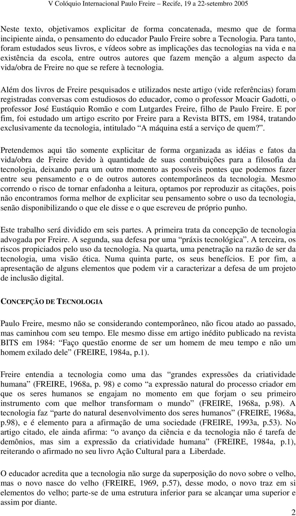 O Pensamento De Paulo Freire Sobre A Tecnologia Traçando Novas