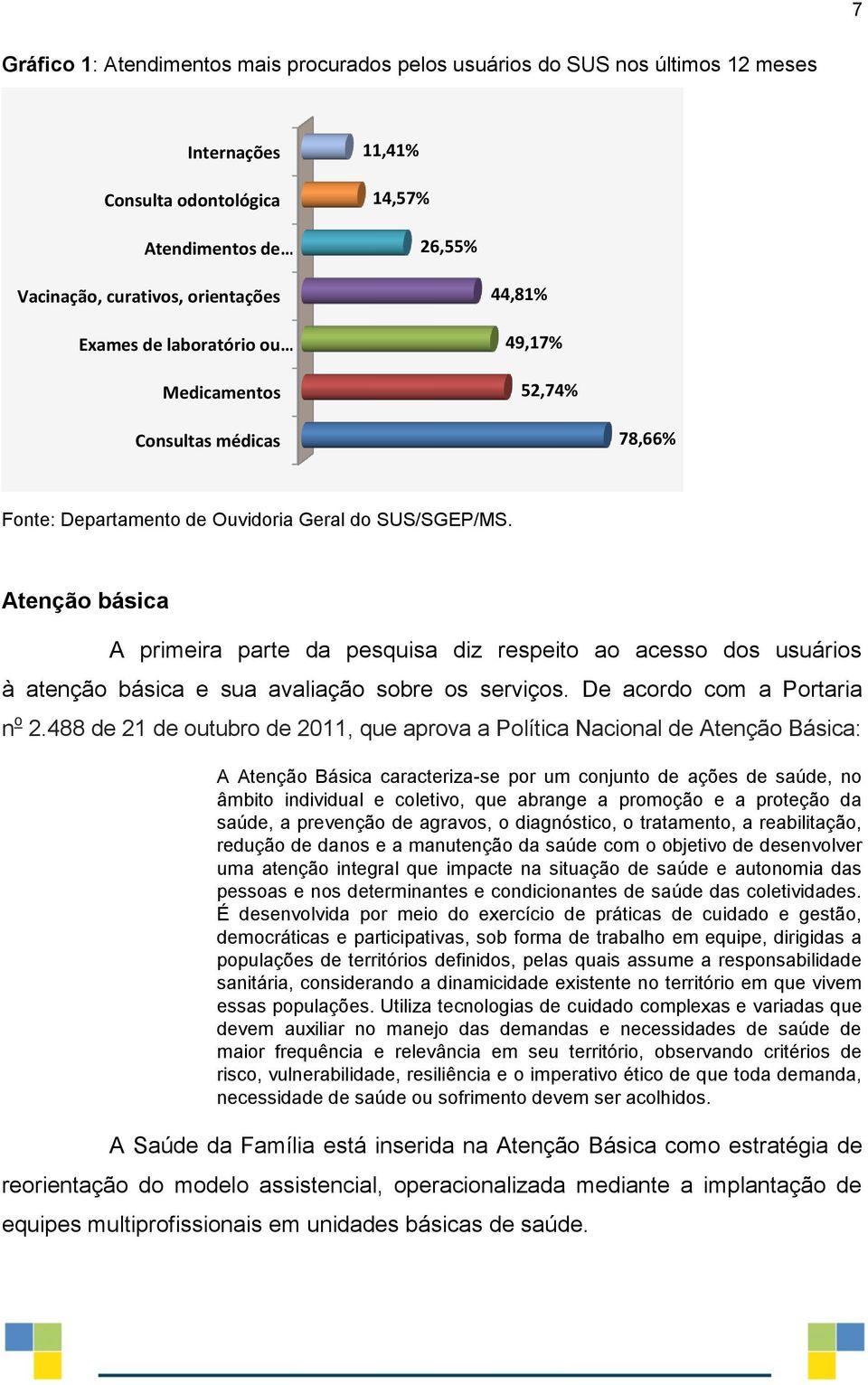 serviços. De acordo com a Portaria n o 2.