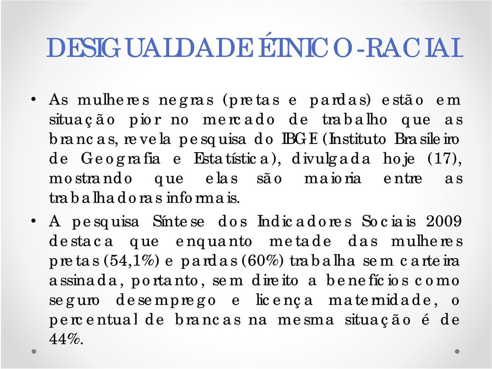 informais.