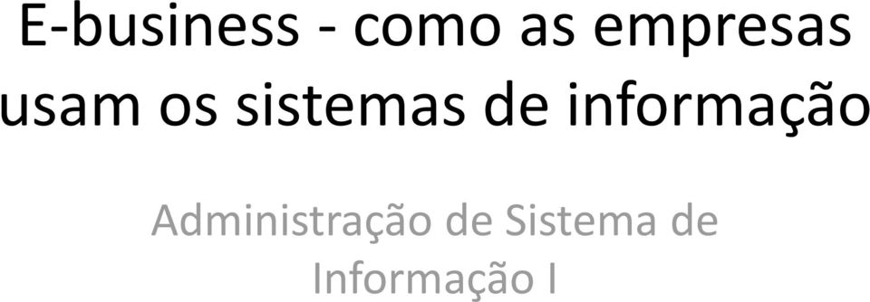 de informação