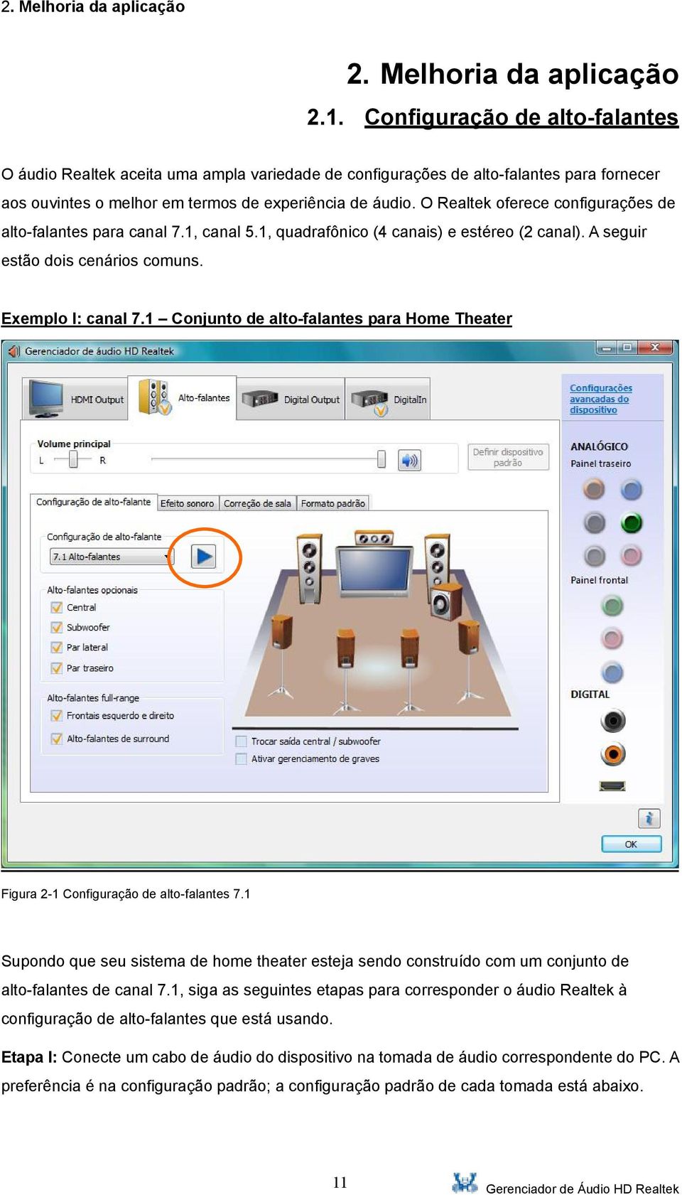 Gerenciador de Áudio HD Realtek Manual do Usuário para o Sistema  Operacional Vista - PDF Free Download