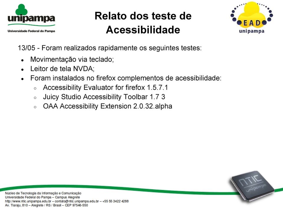 no firefox complementos de acessibilidade: Accessibility Evaluator for firefox 1.