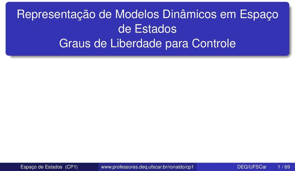 Controle Espaço de Estados (CP1 www.