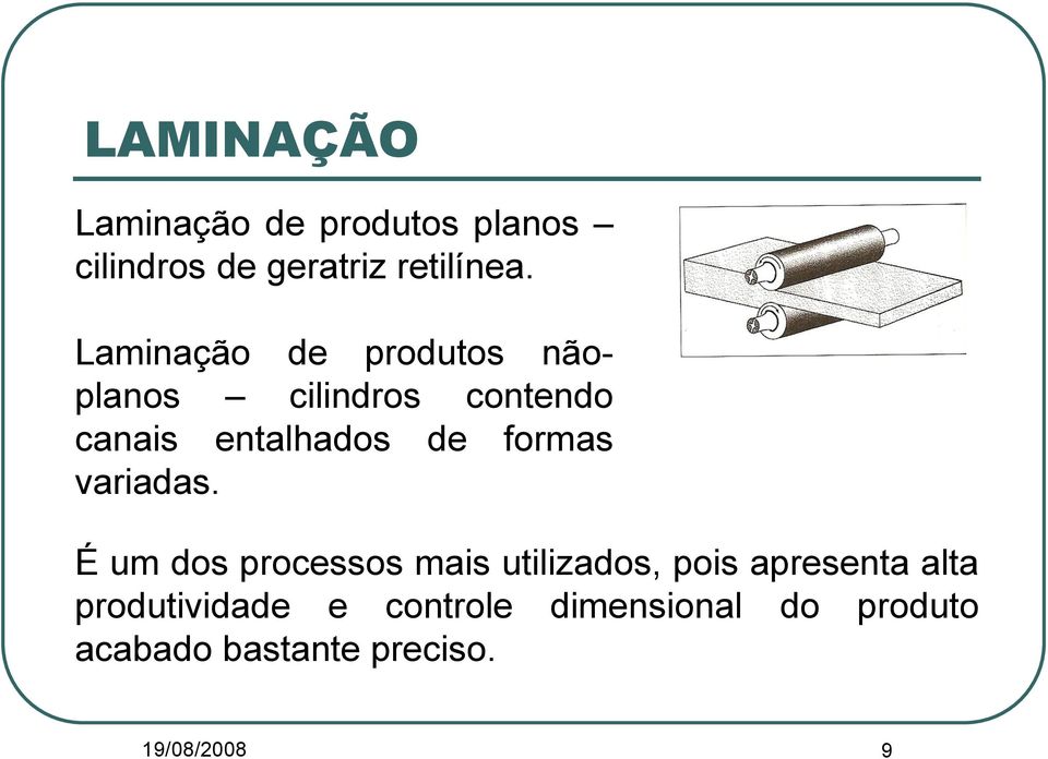 formas variadas.