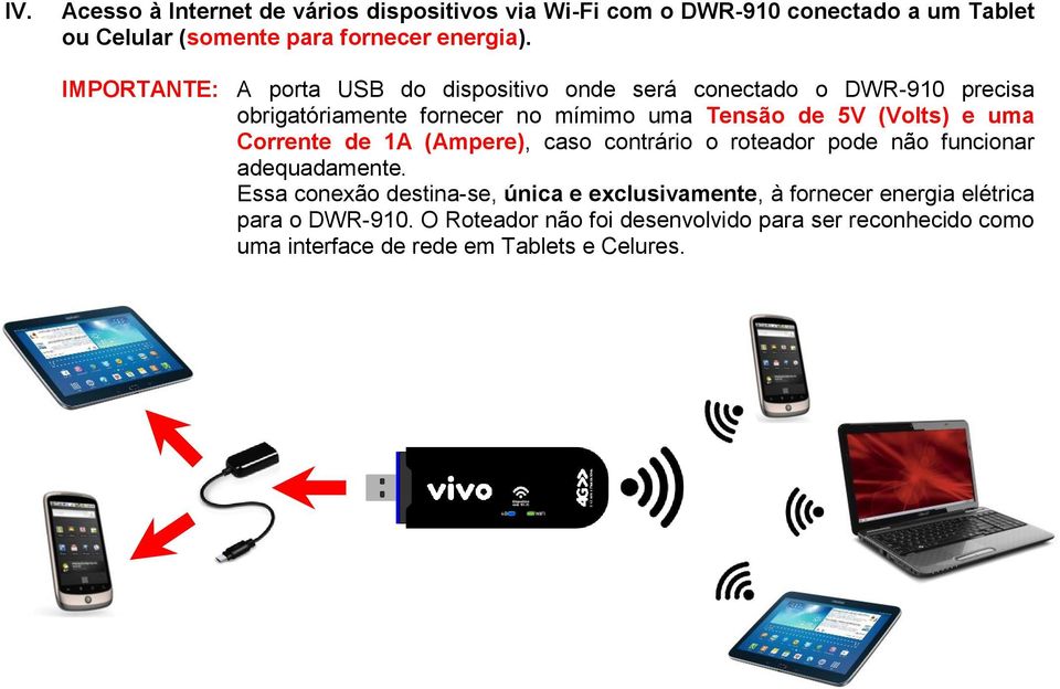 uma Corrente de 1A (Ampere), caso contrário o roteador pode não funcionar adequadamente.